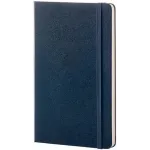 Блокнот Moleskine CLASSIC QP062B20 Large 130х210мм 240стр. нелинованный твердая обложка синий сапфир
