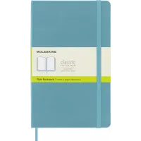 Блокнот Moleskine CLASSIC QP062B35 Large 130х210мм 240стр. нелинованный твердая обложка голубой