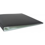 Папка с 40 прозр.вклад. Бюрократ Black&White BWBPV40BLCK A4 пластик 0.8мм черный/белый