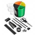 Настольный набор Silwerhof (11 предметов) пластик черный Настольный набор Silwerhof (11 предметов) пластик черный