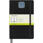 Блокнот Moleskine CLASSIC EXPENDED QP062EXP Large 130х210мм 400стр. нелинованный твердая обложка черный