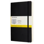 Блокнот Moleskine CLASSIC SOFT EXPENDED QP617EXP Large 130х210мм 400стр. клетка мягкая обложка черный