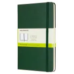 Блокнот Moleskine CLASSIC QP062K15 Large 130х210мм 240стр. нелинованный твердая обложка зеленый