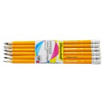 Карандаш ч/г Silwerhof Basic 120636-00 2мм HB шестигран. дерево карт.пер. ластик