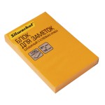 Блок самоклеящийся бумажный Silwerhof 682160-07 51x76мм 100лист. 75г/м2 неон оранжевый Блок самоклеящийся бумажный Silwerhof 682160-07 51x76мм 100лист. 75г/м2 неон оранжевый