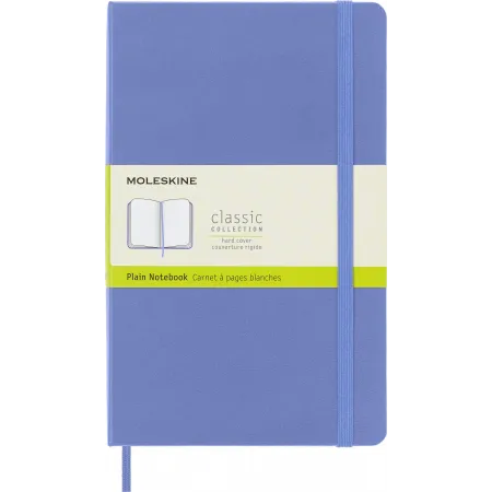 Блокнот Moleskine CLASSIC QP062B42 Large 130х210мм 240стр. нелинованный твердая обложка голубая гортензия