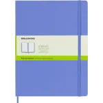Блокнот Moleskine CLASSIC QP092B42 XLarge 190х250мм 192стр. нелинованный твердая обложка голубая гортензия