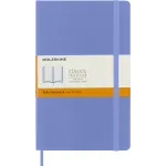 Блокнот Moleskine CLASSIC SOFT QP616B42 Large 130х210мм 192стр. линейка мягкая обложка голубая гортензия