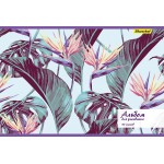 Альбом для рисования Silwerhof 485730 40л. A4 Райский сад 2диз. картон скрепка