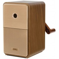 Точилка для карандашей механическая Deli 71160Brown 1 отверстие пластик коричневый Точилка для карандашей механическая Deli 71160Brown 1 отверстие пластик коричневый