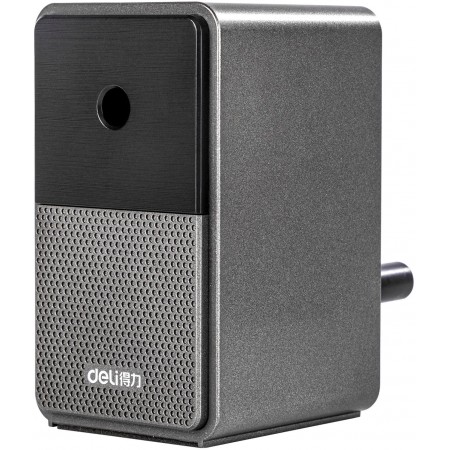 Точилка для карандашей механическая Deli 71160Black 1 отверстие пластик черный Точилка для карандашей механическая Deli 71160Black 1 отверстие пластик черный