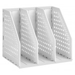 Лоток вертикальный Deli 79003GREY 79003Gray 3отд. складной A5 200х150х180мм серый пластик