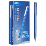 Ручка шариков. Deli Upal EQ57-BL син. черн. линия 0.7мм