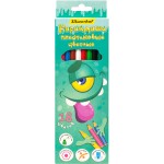 Карандаши цв. Silwerhof Монстрики 2.6мм шестигран. пластик ассорти 18цв. коробка/европод. Карандаши цв. Silwerhof Монстрики 2.6мм шестигран. пластик ассорти 18цв. коробка/европод.