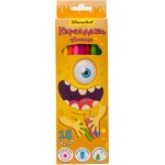 Карандаши цв. Silwerhof Монстрики 2.8мм шестигран. дерево ассорти 18цв. коробка/европод. Карандаши цв. Silwerhof Монстрики 2.8мм шестигран. дерево ассорти 18цв. коробка/европод.