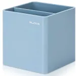 Подставка Deli NS011BLUE Nusign 2отд. для письменных принадлежностей 84х84х86мм синий пластик