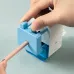 Точилка для карандашей механическая Deli EH515-BL 1 отверстие пластик голубой/белый пл.бокс