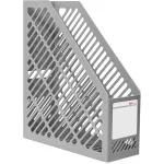 Лоток вертикальный Deli E9842 GREY 1отд. для бумаг серый пластик