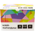 Клей-карандаш Silwerhof Daily 15гр ПВП дисплей картонный