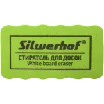 Стиратель Silwerhof Daily для досок фетр 10.7x5.7x2см зеленый магнитный Стиратель Silwerhof Daily для досок фетр 10.7x5.7x2см зеленый магнитный