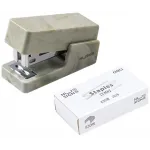 Степлер мини Deli NS083C KHAKI Nusign 24/6 26/6 (25листов) хаки 830скоб пластик коробка