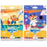 Карандаши цв. Deli EC138-18 Colorwow 3мм трехгран. 18цв. карт.кор. (18шт) 18 карандашей