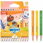Карандаши цв. Deli EC139-12 Colorwow 3мм трехгран. 12цв. карт.кор. (12шт) 12 карандашей