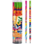 Карандаши цв. Deli EC141 Colorwow 3мм трехгран. туба (28шт) 28 карандашей