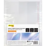 Обложка Silwerhof SD-382173 для учебника с липк.сл. (набор 10шт) для старших классов ПП 70мкм гладкая прозр. 230х380мм Обложка Silwerhof SD-382173 для учебника с липк.сл. (набор 10шт) для старших классов ПП 70мкм гладкая прозр. 230х380мм