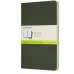 Блокнот Moleskine CAHIER JOURNAL CH018K15 Large 130х210мм обложка картон 80стр. нелинованный темно-зеленый (3шт)