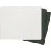 Блокнот Moleskine CAHIER JOURNAL CH018K15 Large 130х210мм обложка картон 80стр. нелинованный темно-зеленый (3шт)