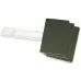 Блокнот Moleskine CAHIER JOURNAL CH018K15 Large 130х210мм обложка картон 80стр. нелинованный темно-зеленый (3шт)