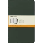 Блокнот Moleskine CAHIER JOURNAL CH016K15 Large 130х210мм обложка картон 80стр. линейка темно-зеленый (3шт)