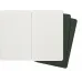 Блокнот Moleskine CAHIER JOURNAL CH016K15 Large 130х210мм обложка картон 80стр. линейка темно-зеленый (3шт)