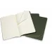 Блокнот Moleskine CAHIER JOURNAL CH016K15 Large 130х210мм обложка картон 80стр. линейка темно-зеленый (3шт)