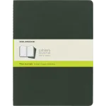 Блокнот Moleskine CAHIER JOURNAL CH023K15 XLarge 190х250мм обложка картон 120стр. нелинованный темно-зеленый (3шт)
