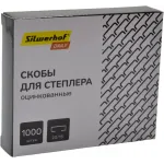 Скобы для степлера 23/15 Silwerhof DAILY оцинкованные кор.карт. (упак.:1000шт.)