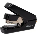 Степлер настольный Deli 0370SBLACK Exceed 24/6 26/6 (40листов) снижение усилия черный 100скоб коробка