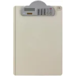 Папка-планшет Deli E9259 GRAY A4 полипропилен серый калькулятор