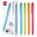 Ручка шариков. Deli EQ52-BL ассор. черн.