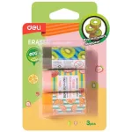 Набор ластиков Deli EH01400-MT ассорти блистер (3шт)