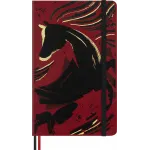 Блокнот Moleskine LIMITED EDITION ГОД ЛОШАДИ LECNYHRSQP060B 130х210мм обложка текстиль 176стр. линейка бордовый