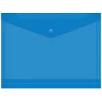 Конверт на кнопке Бюрократ -PK860BLU/1 A4 гориз. расшир. пластик 0.18мм синий Конверт на кнопке Бюрократ -PK860BLU/1 A4 гориз. расшир. пластик 0.18мм синий