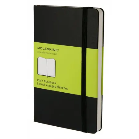 Блокнот Moleskine CLASSIC QP012 Pocket 90x140мм 192стр. нелинованный твердая обложка черный