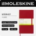 Блокнот Moleskine CLASSIC QP062R Large 130х210мм 240стр. нелинованный твердая обложка красный