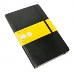 Блокнот Moleskine CLASSIC SOFT QP617 Large 130х210мм 192стр. клетка мягкая обложка черный