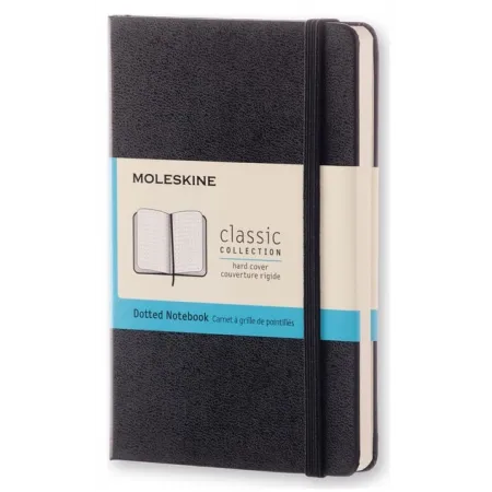 Блокнот Moleskine CLASSIC QP066 Large 130х210мм 240стр. пунктир твердая обложка черный