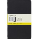 Блокнот Moleskine CAHIER JOURNAL QP317 Large 130х210мм обложка картон 80стр. клетка черный (3шт)