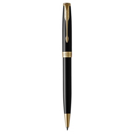 Ручка шариков. Parker Sonnet Core K530 (1931497) LaqBlack GT M черн. черн. подар.кор.
