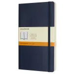 Блокнот Moleskine CLASSIC SOFT QP616B20 Large 130х210мм 192стр. линейка мягкая обложка синий сапфир